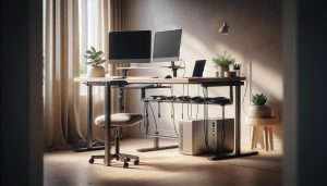 Harmoni Living – Optimize Your Workday, Brain, and Well-being 1 How to Cable Manage a Standing Desk: Clean Setup in 10 Steps