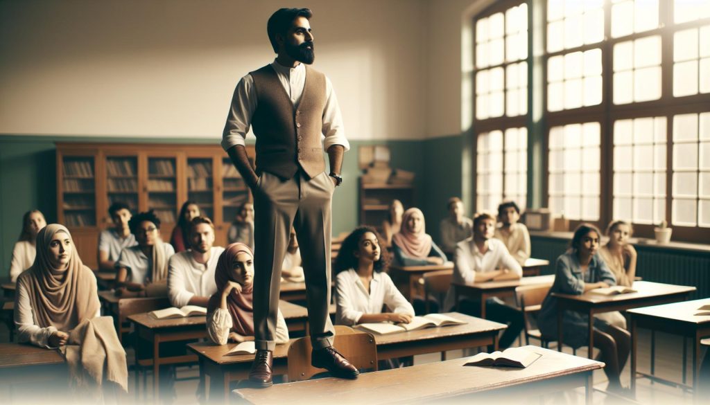 Why Does Mr Keating Stand on His Desk? Symbolic Meaning