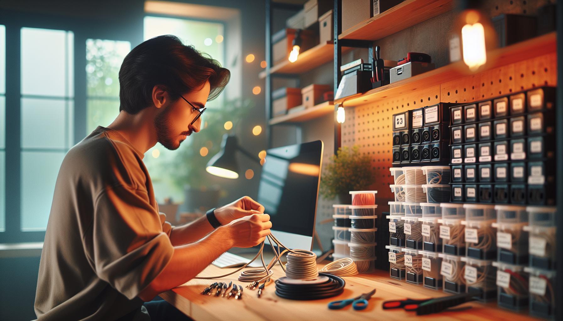 Step-by-Step Guide to Organizing Cables