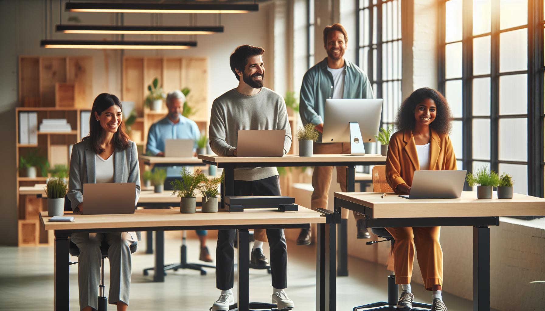 Benefits of Using Standing Desks for Workplace Wellness