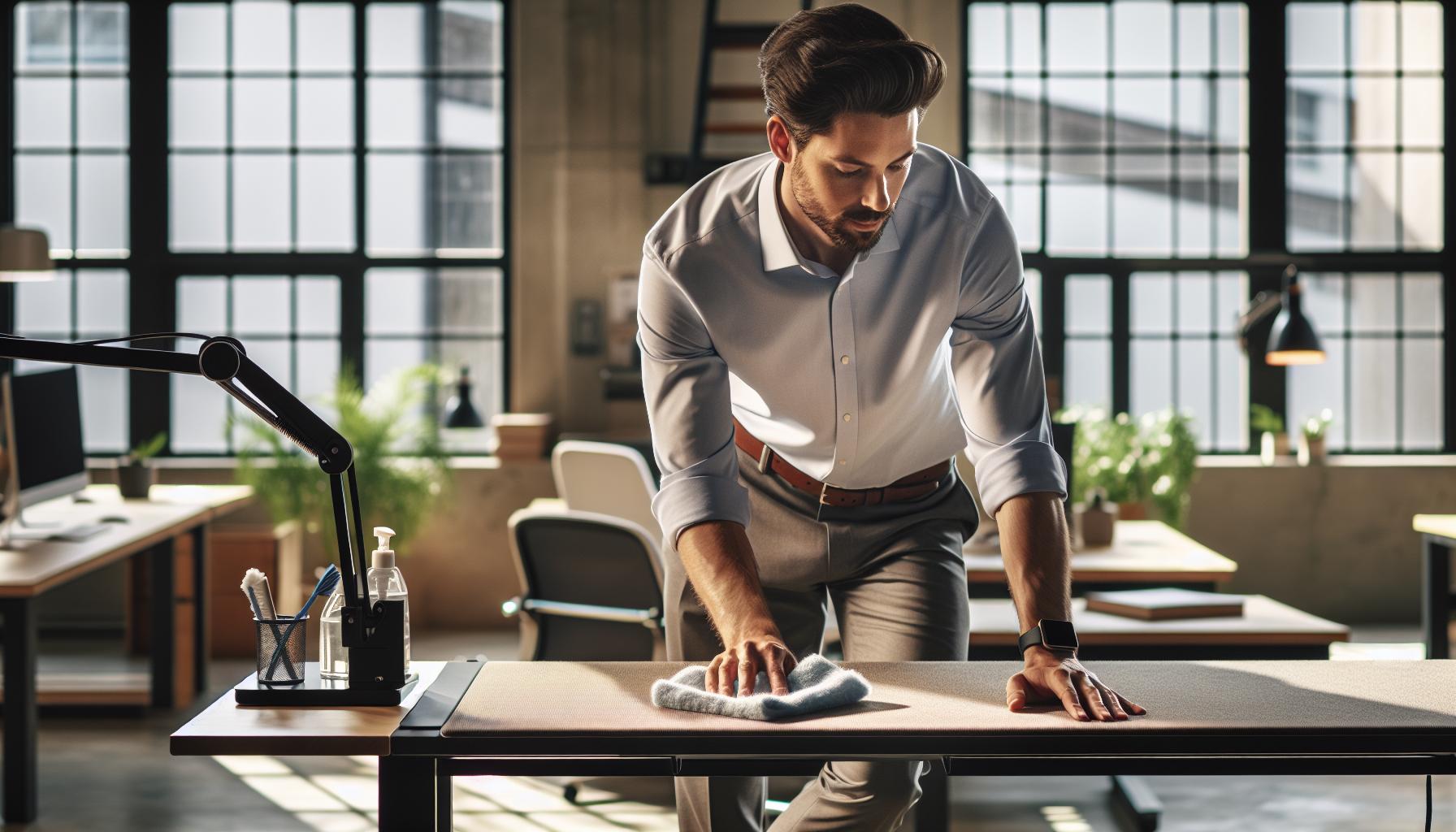 How to Maintain Your Standing Desk Mat