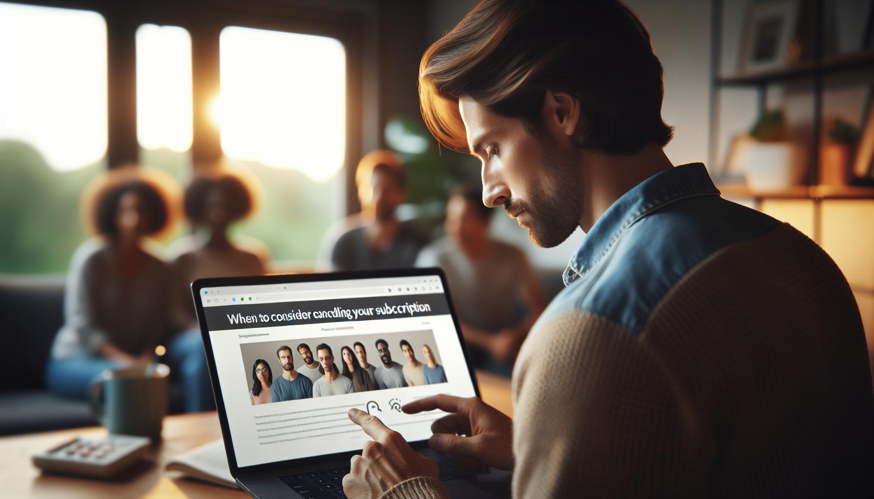 When to Consider Canceling Your Subscription