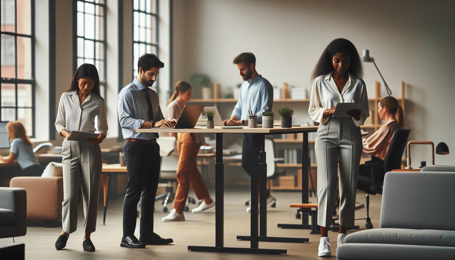 How a Standing Desk Enhances Workplace Wellness
