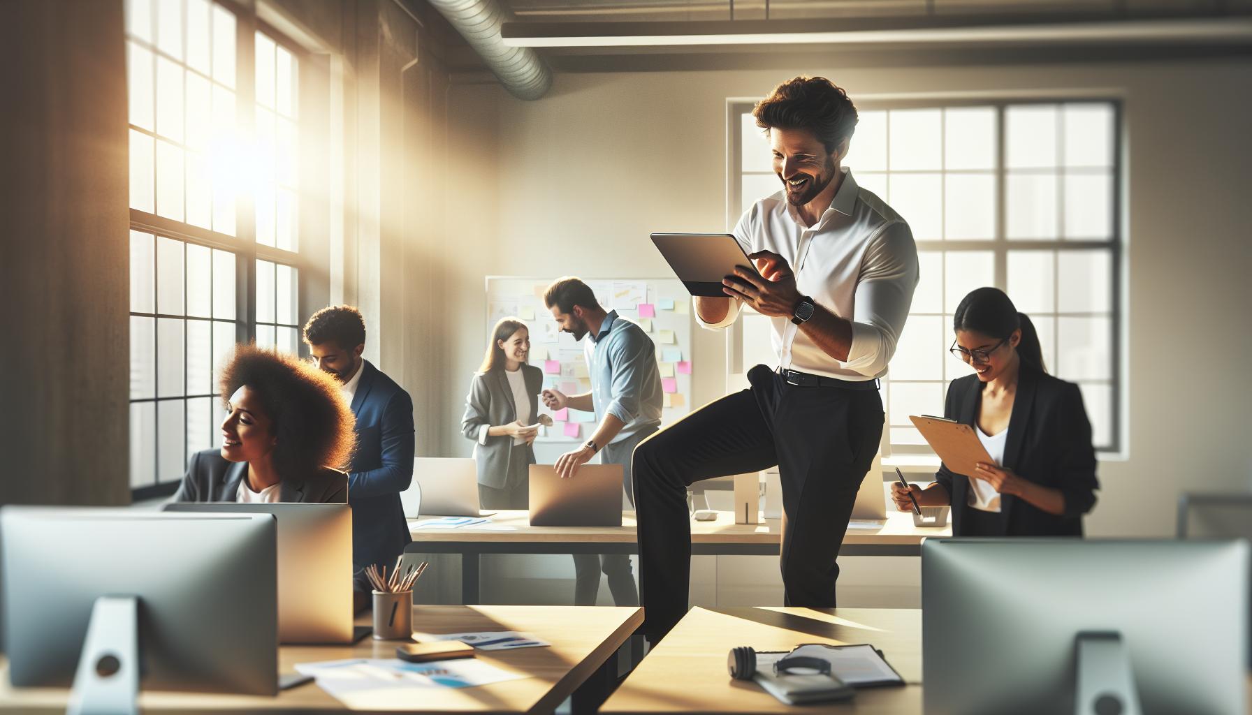 Benefits of Standing Desks for Productivity
