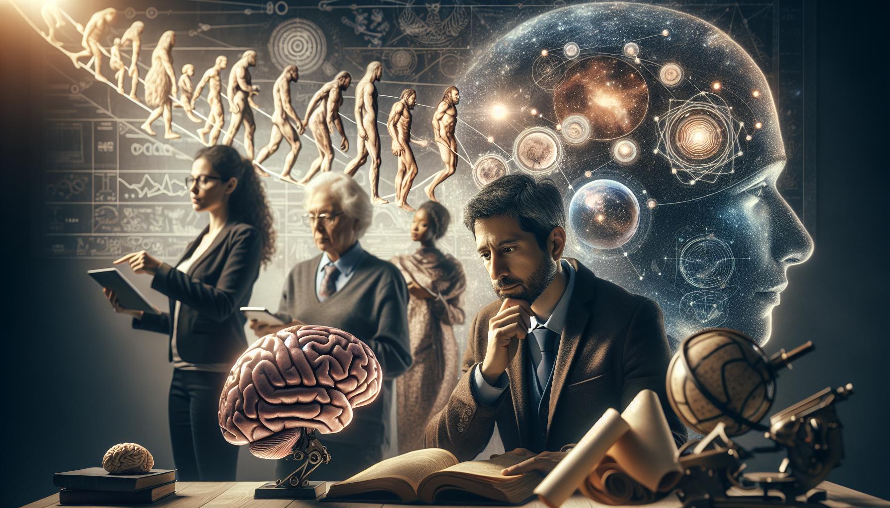Did They Have Brains or Knowledge? Evolution of Human Intelligence