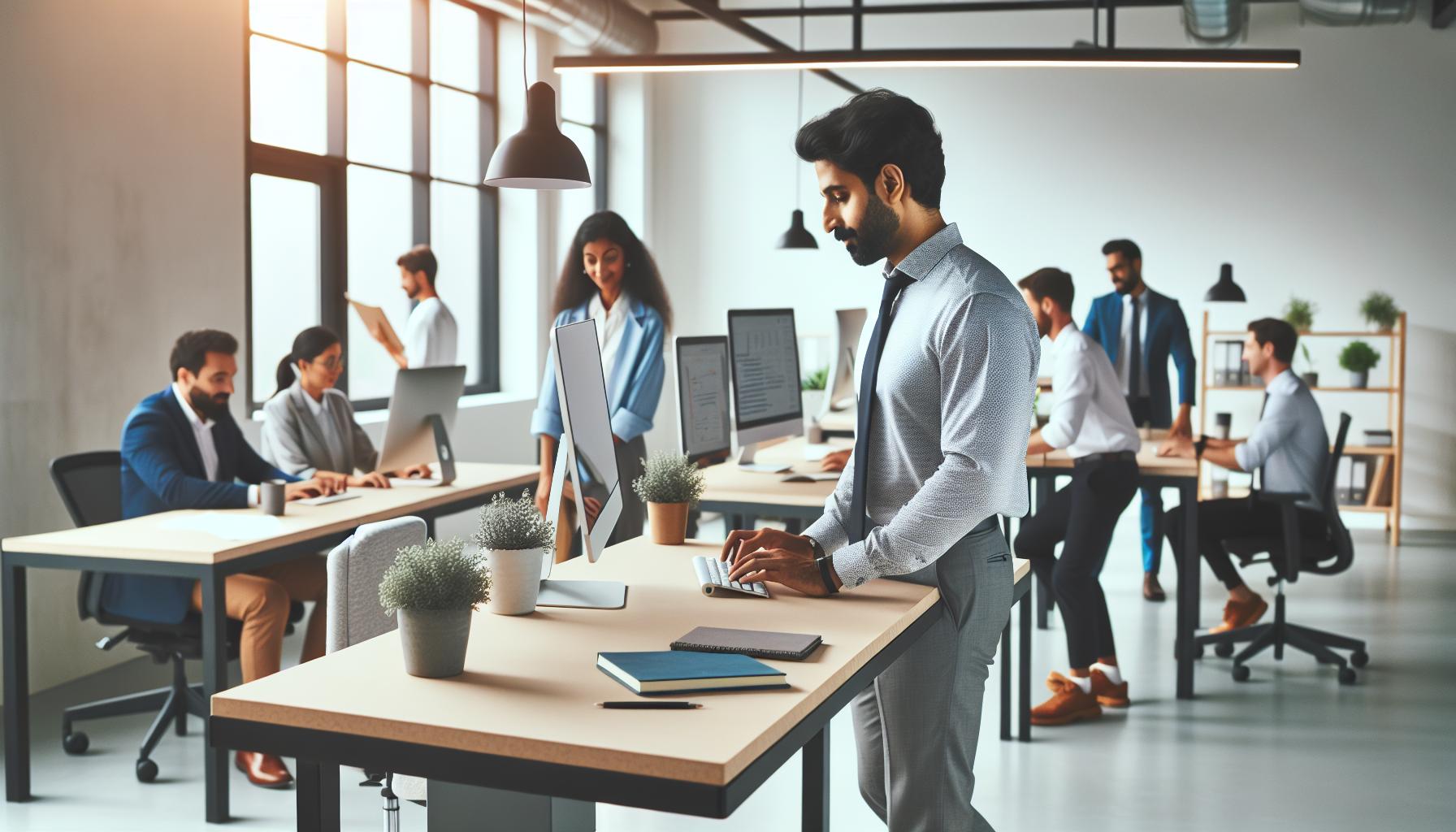 How a Standing Desk Enhances Productivity