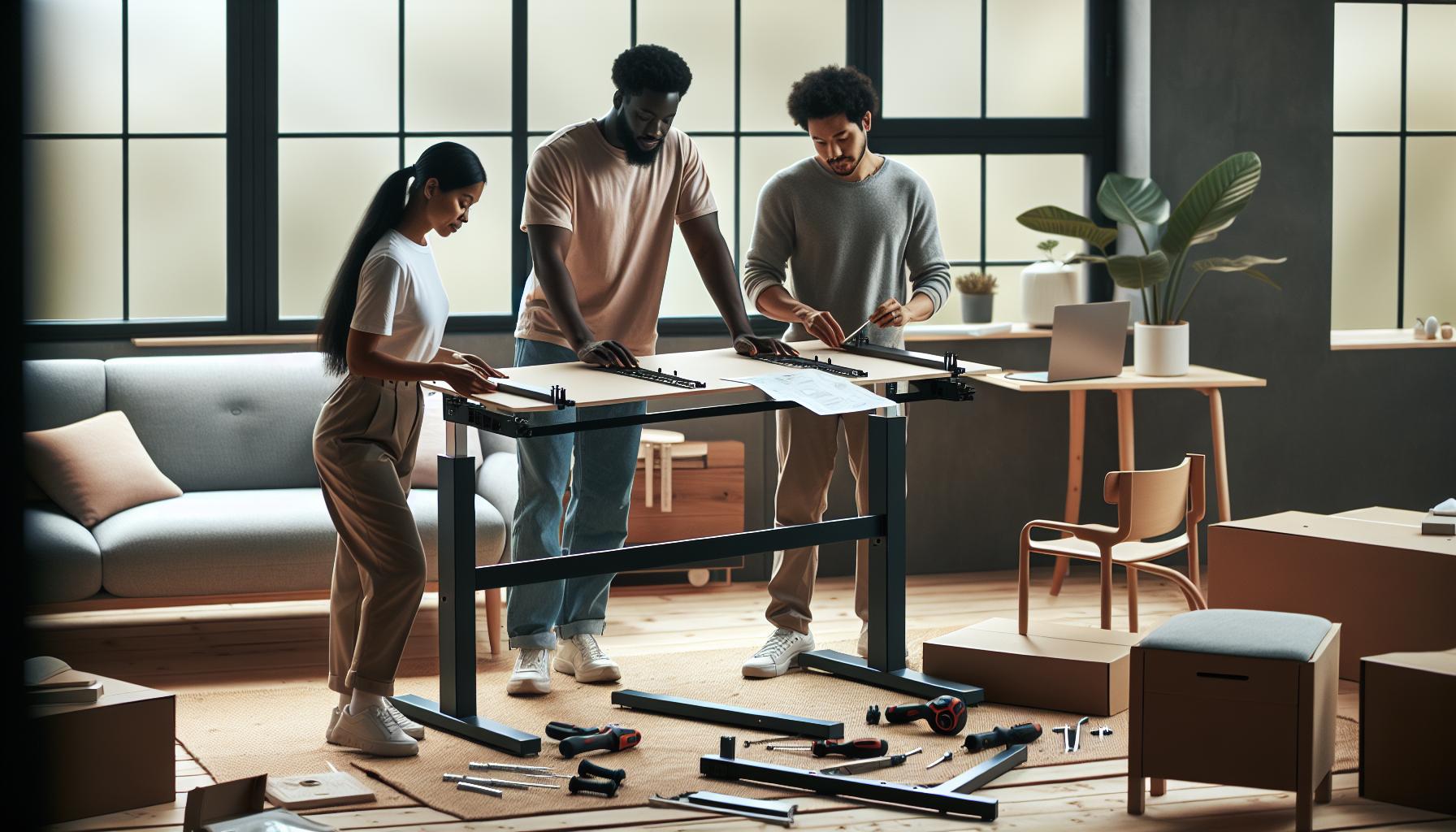 Step-by-Step Guide to Standing Desk Assembly