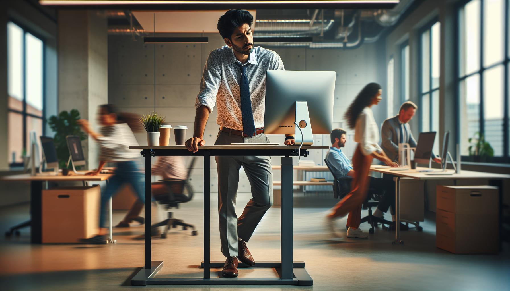 How a Wobbling Standing Desk Affects Your Wellbeing