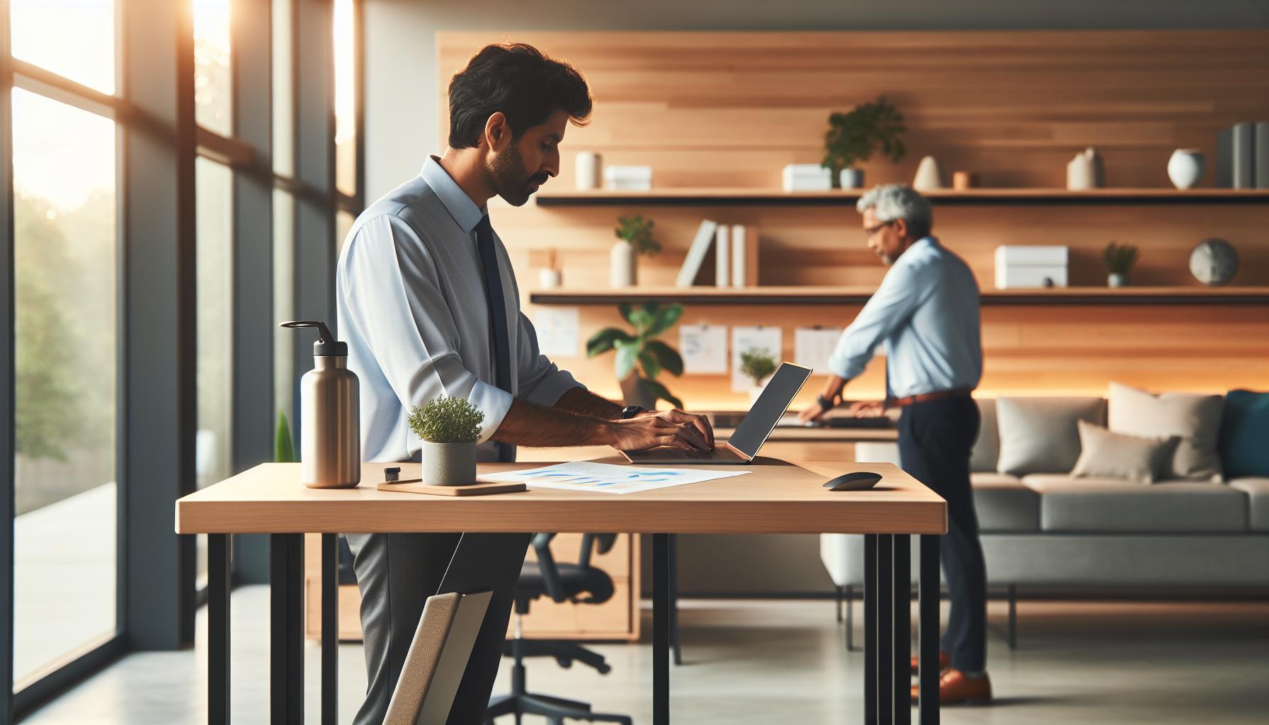 Enhancing Productivity with a Stand-Up Desk