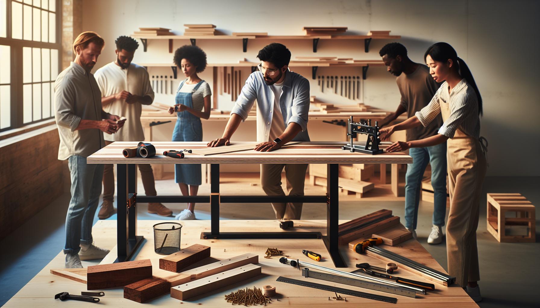Choosing the Right Materials for Your Standing Desk Build